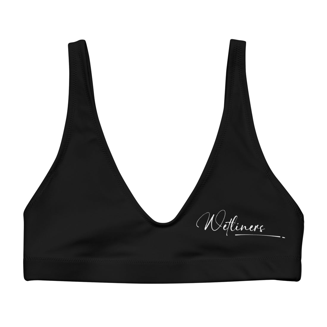 Recycled padded bikini top